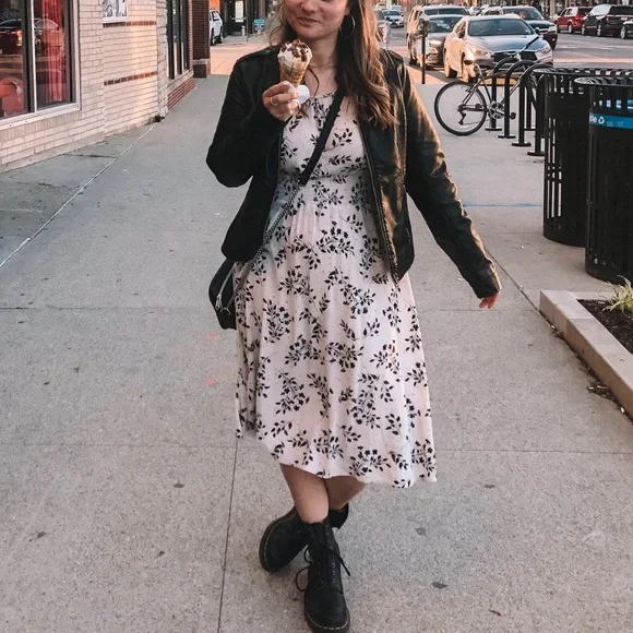 Bohme Black Pattern Print Dress - Picture 6 of 10